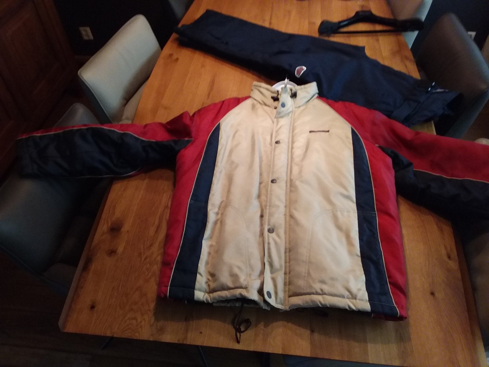 Brunotti snowboardjas L en snowboardbroek XL, Kleding | Heren, Ophalen of Verzenden, Gedragen, Overige maten, Jack
