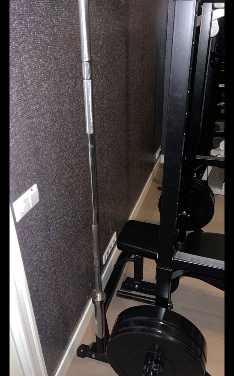 Taurus Power Rack met Halterstang,  Gewichten en halterbank, Sport en Fitness, Fitnessmaterialen, Ophalen, Zo goed als nieuw, Halterstangen