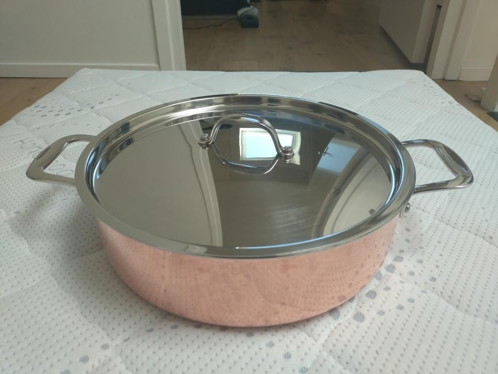Ducq braadpan Ø28cm met deksel - 4 liter, Huis en Inrichting, Keuken | Potten en Pannen, Ophalen of Verzenden, Zo goed als nieuw