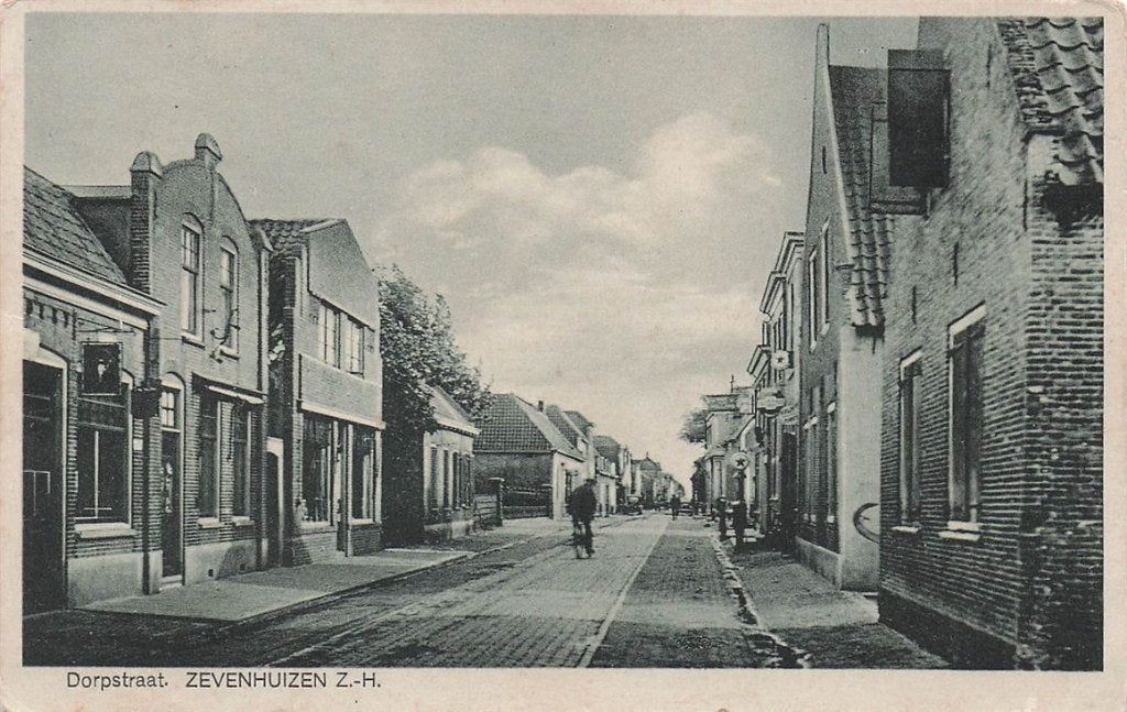 702-288-017 Dorpstraat Zevenhuizen Z.-H., Verzamelen, Verzenden, Voor 1920, Zuid-Holland