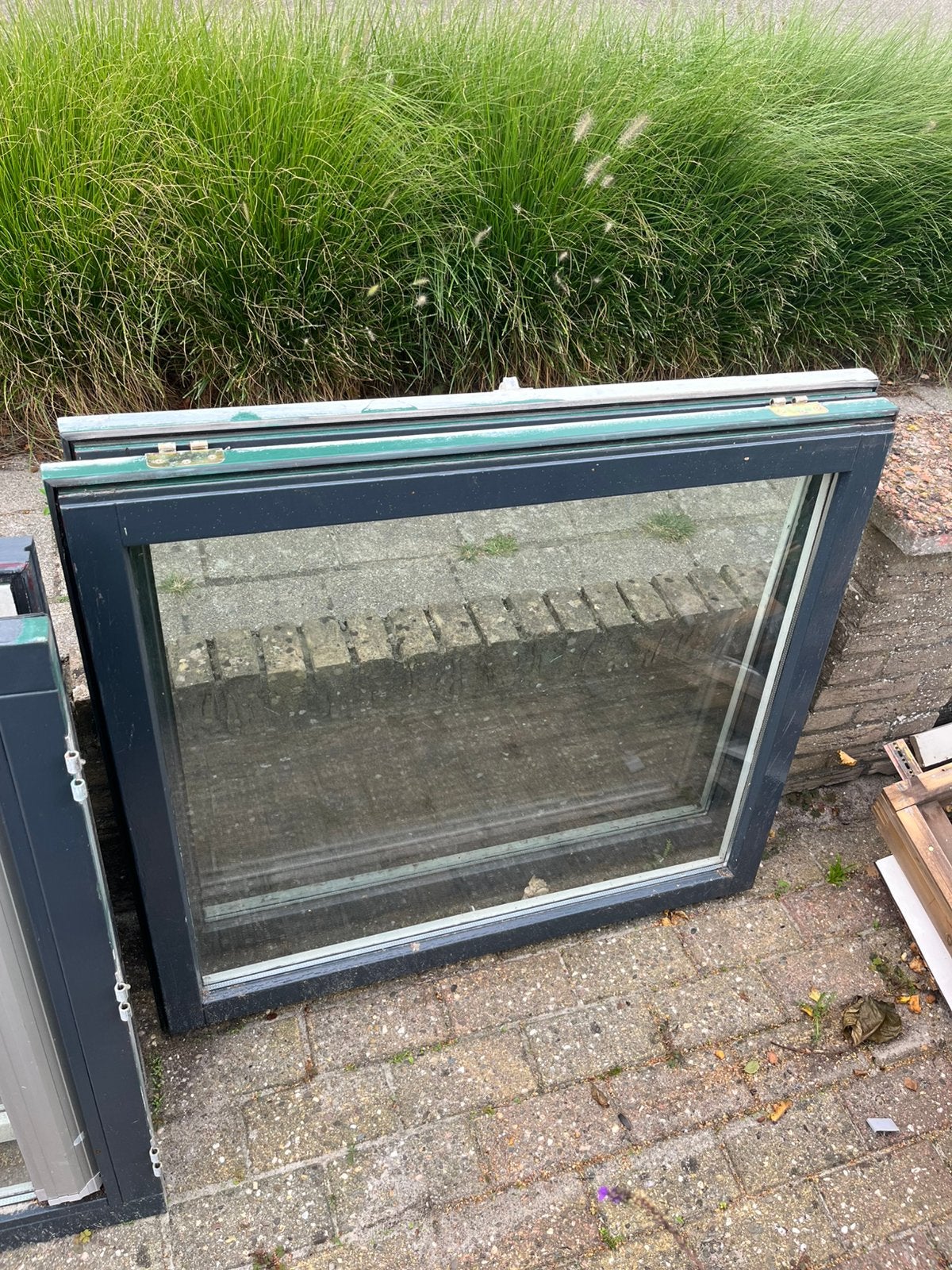 2x Kiepraam met dubbelglas HxB = 88x100 cm, Doe-het-zelf en Verbouw, Glas en Ramen, Ophalen, Zo goed als nieuw