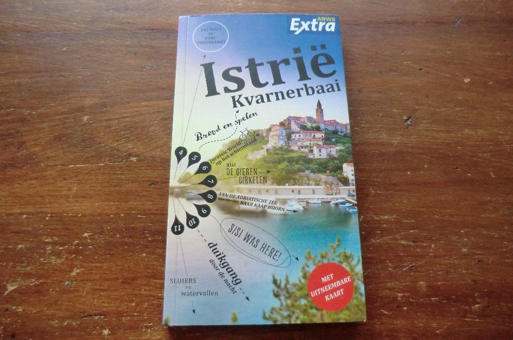reisgids - Istrië - anwb extra (2024) / Plitvicemeren, Cres, Europa, Ophalen of Verzenden, Zo goed als nieuw, Reisgids of -boek