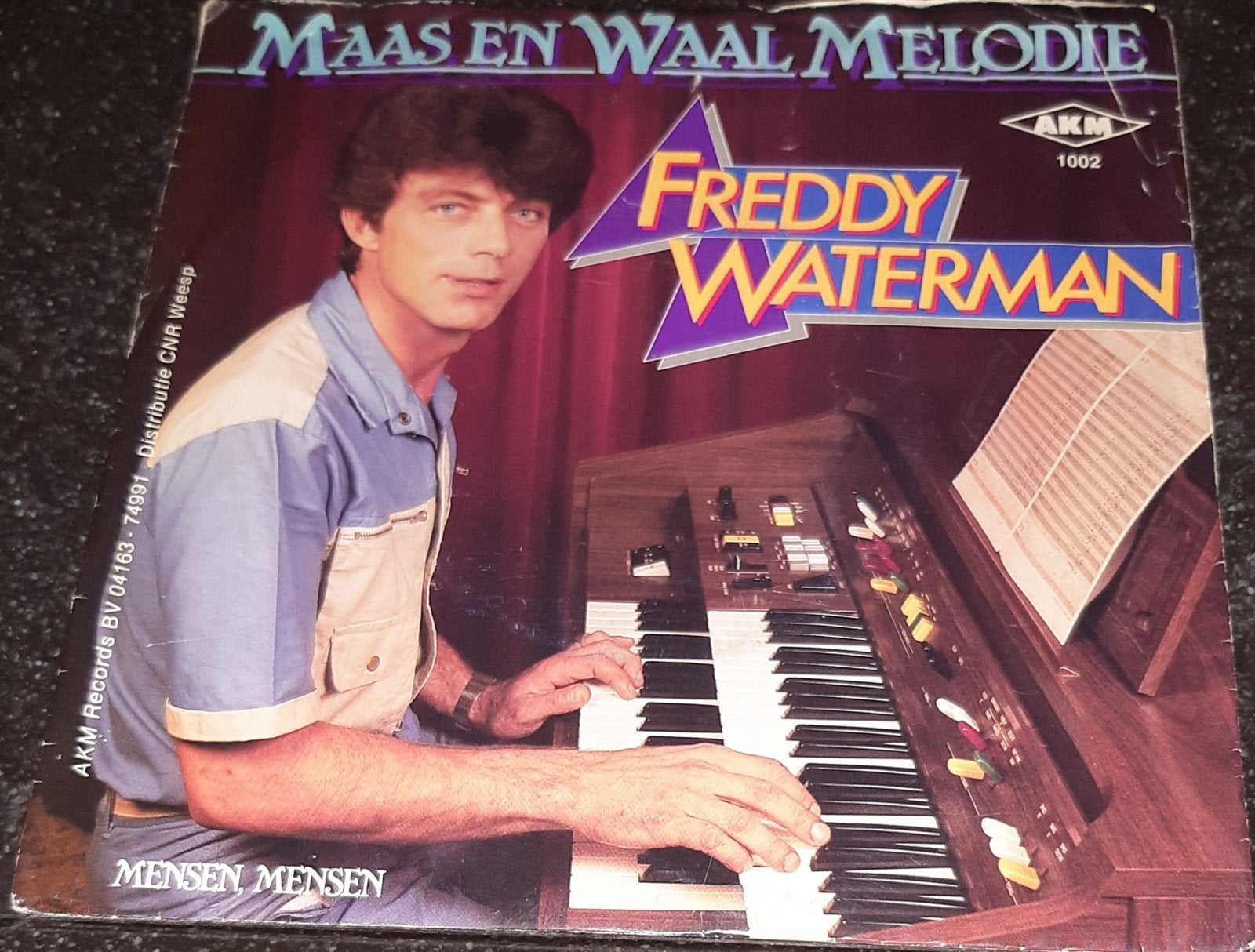 Freddy Waterman maas en waal melodie, Ophalen of Verzenden, Zo goed als nieuw, 7 inch, Overige genres