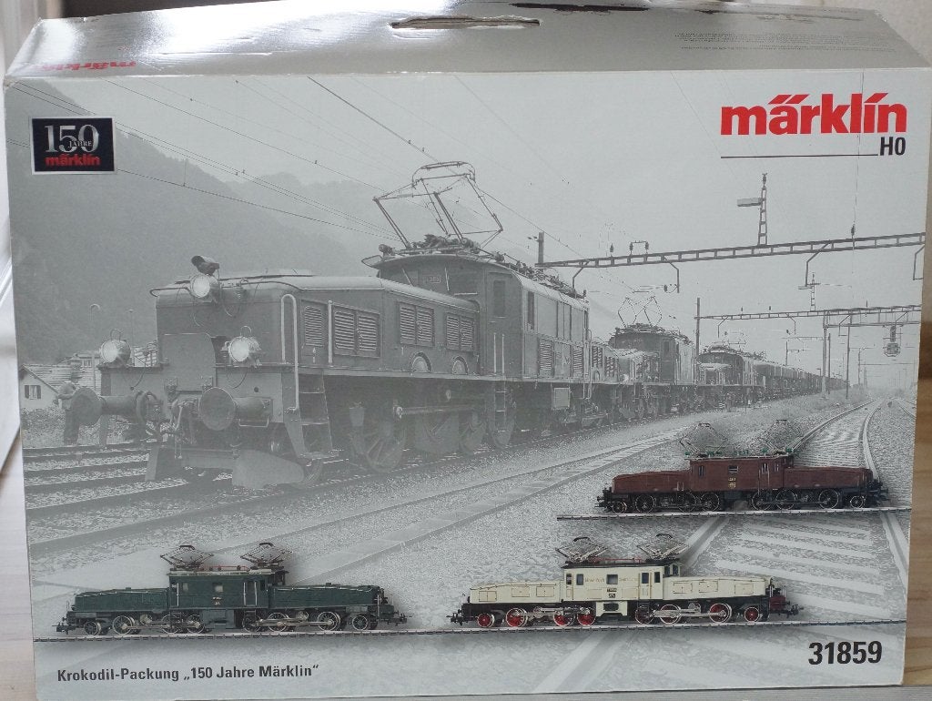 Märklin 31859 is een exclusieve, driedelige "Krokodil" Set.., Wisselstroom, Treinset, Nieuw, Ophalen of Verzenden