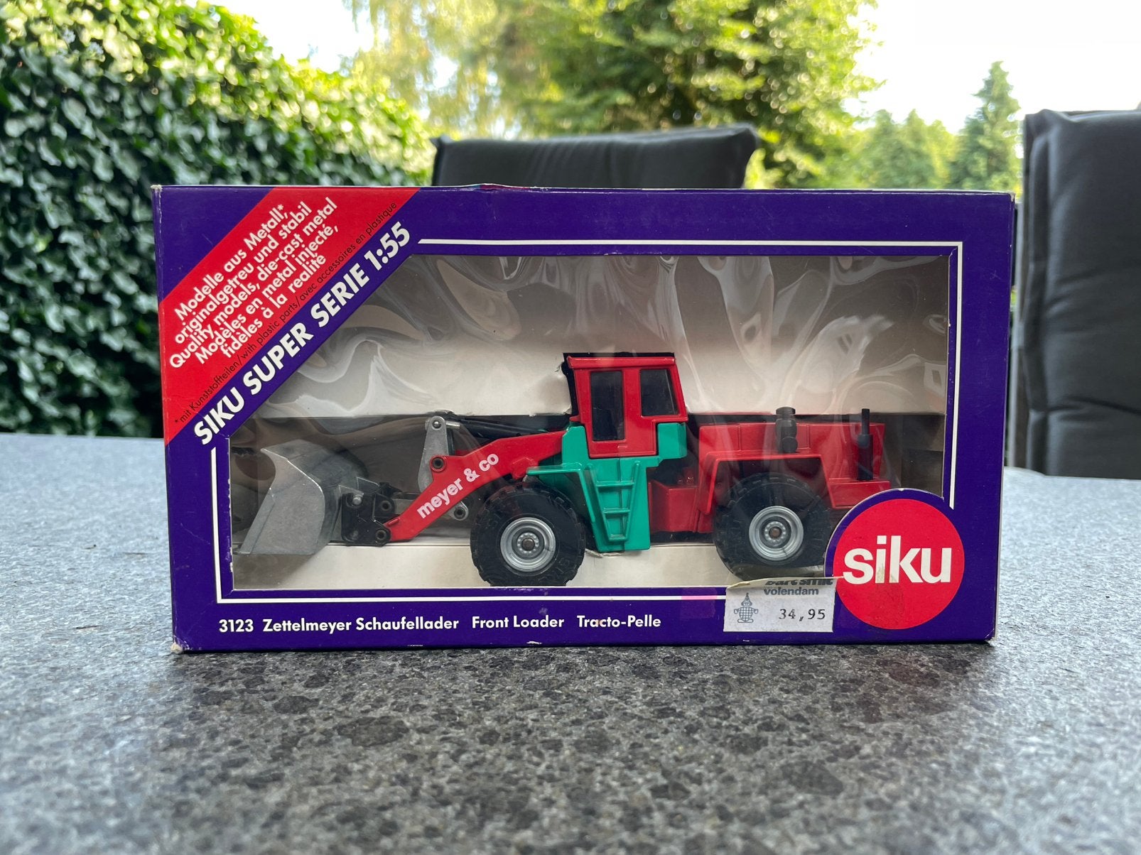 Siku 3123 - Zettelmeyer shovel groen/rood, Hobby en Vrije tijd, Modelauto's | 1:50, Ophalen of Verzenden, Nieuw, Bus of Vrachtwagen