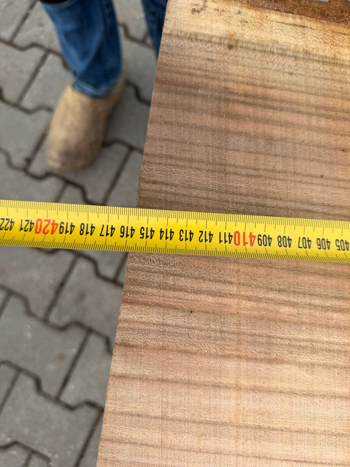 Grote iepen boomstambladen, Verzenden, Zo goed als nieuw, 250 cm of meer, Planken