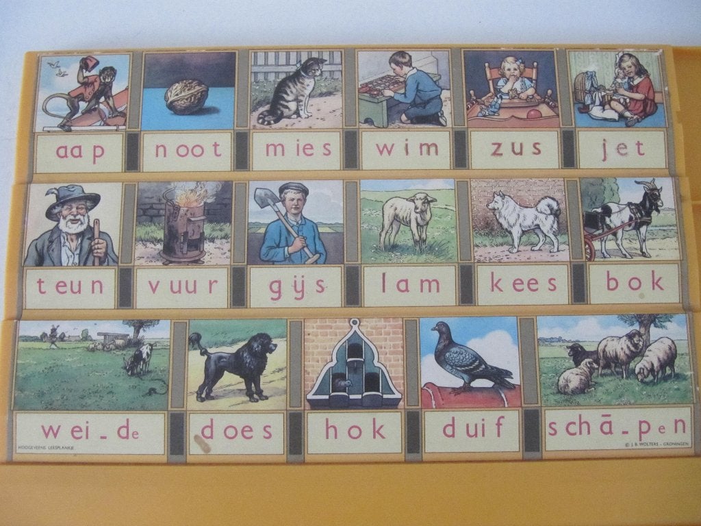 Leesplankje aap noot mies, Ophalen of Verzenden