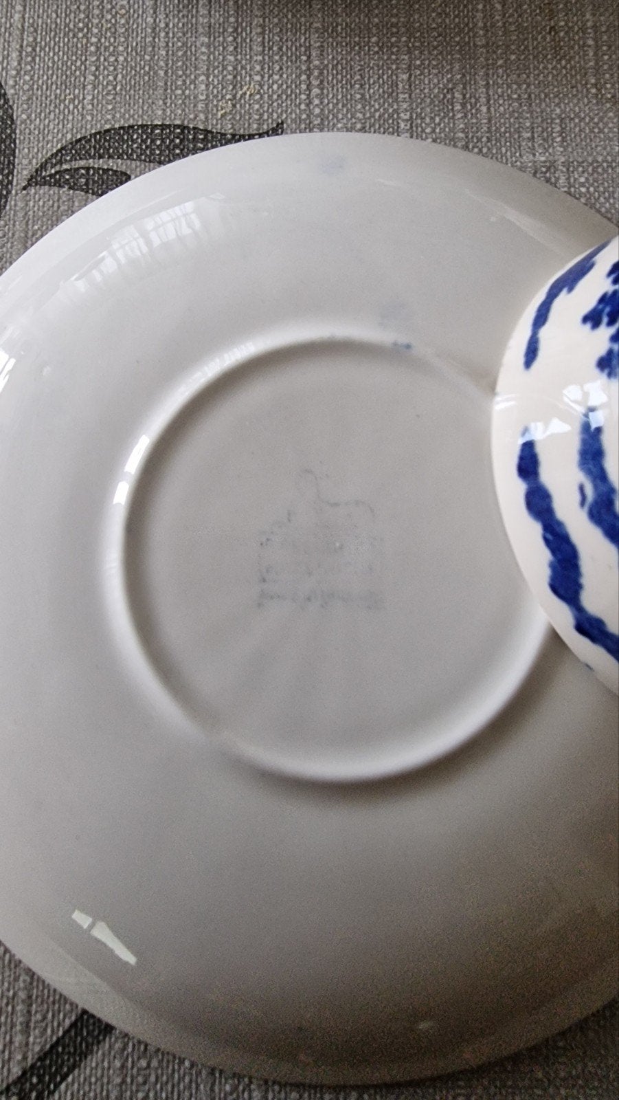 vintage Petres Regout kop en schotels gaaf, Ophalen of Verzenden, Zo goed als nieuw, Overige stijlen, Kop(pen) en/of Schotel(s)