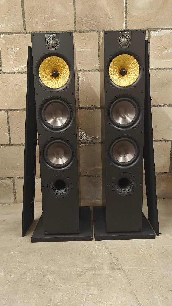 B&W 683 S2 Black Ash luidsprekers, Audio, Tv en Foto, Luidsprekers, Gebruikt, Vloerstaande luidspreker, 150 watt of meer, Bowers & Wilkins (B&W)