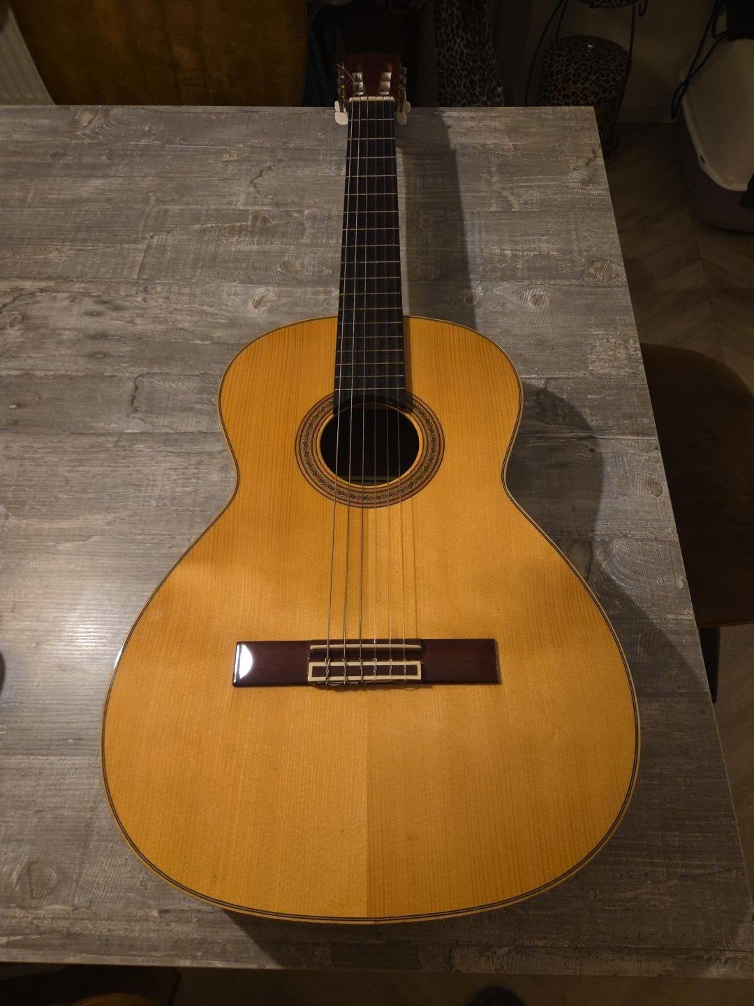 Juan Salvador Model 6 Klassieke Gitaar - Made in Spain, Muziek en Instrumenten, Ophalen, Zo goed als nieuw, Klassieke of Spaanse gitaar