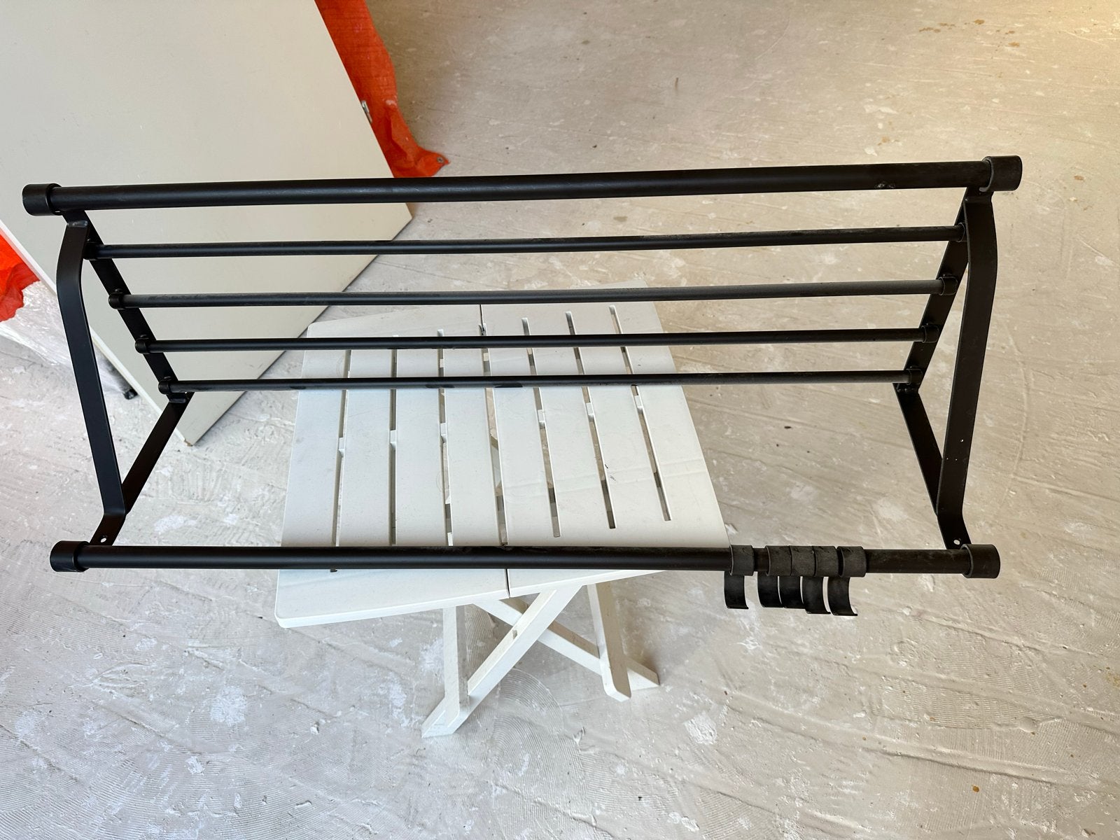 IKEA Portis wandkapstok - Zwart metaal, Gebruikt, Minder dan 100 cm, Metaal, Ophalen