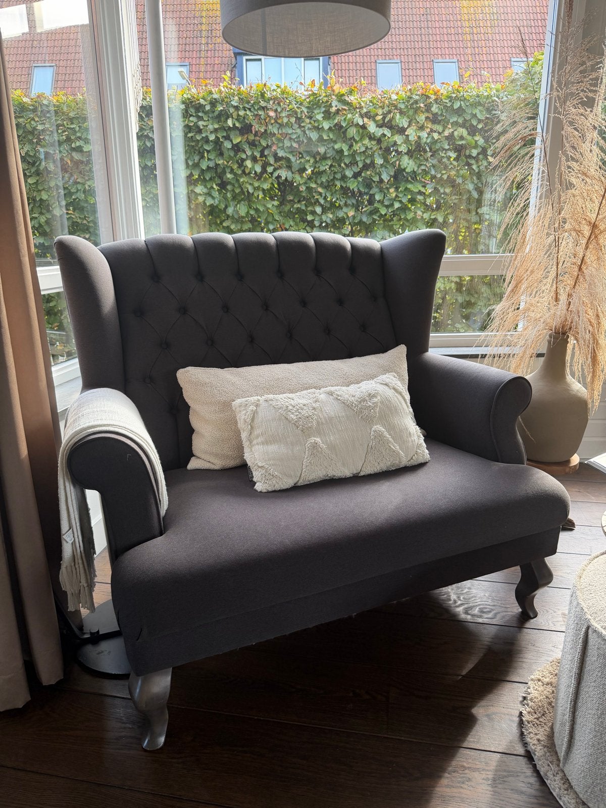 Stijlvolle tweepersoons loveseat - Zo goed als nieuw, Ophalen, 150 tot 200 cm, Tweepersoons, 75 tot 100 cm