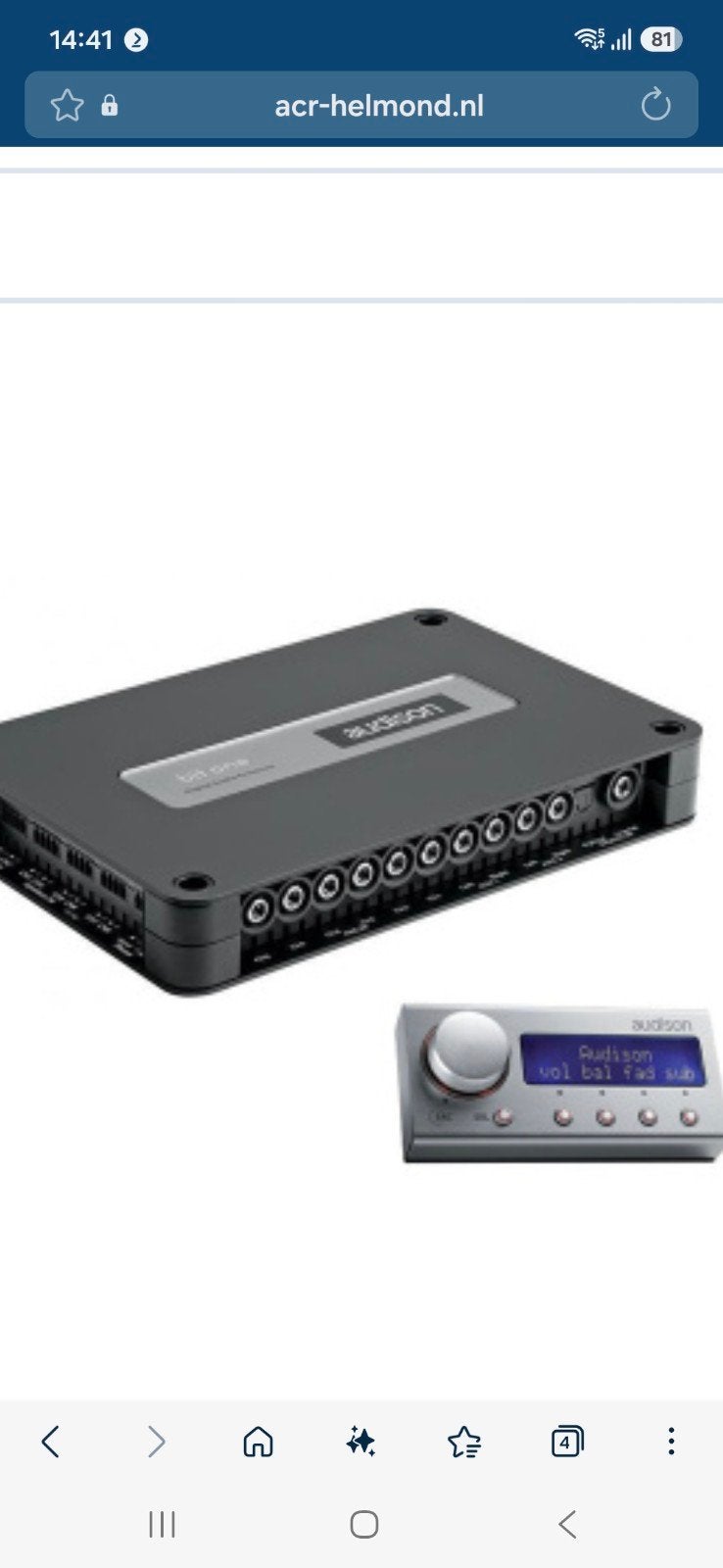 Audison Bit One + DRC Nieuw in doos, Auto diversen, Ophalen of Verzenden, Nieuw