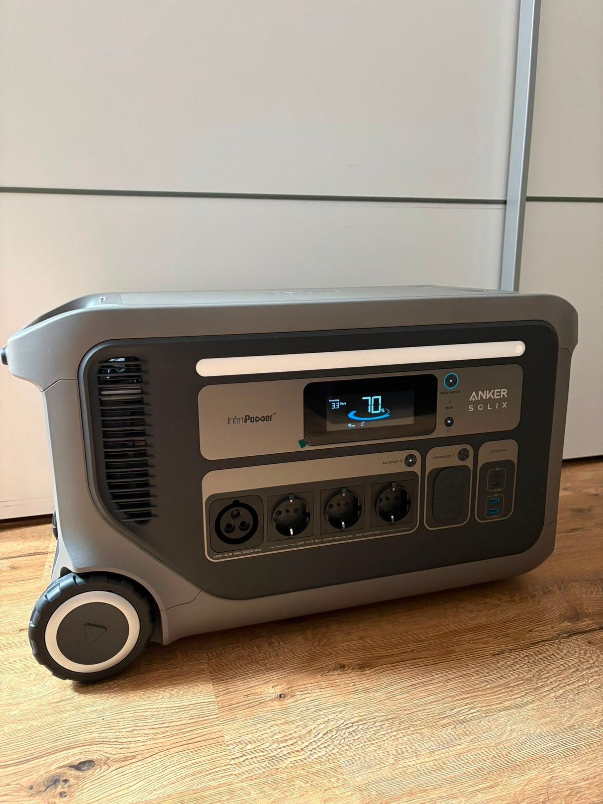 Anker F3000 powerstation. Nieuwstaat 4.5J Garantie + Factuur, Caravans en Kamperen, Ophalen, Zo goed als nieuw