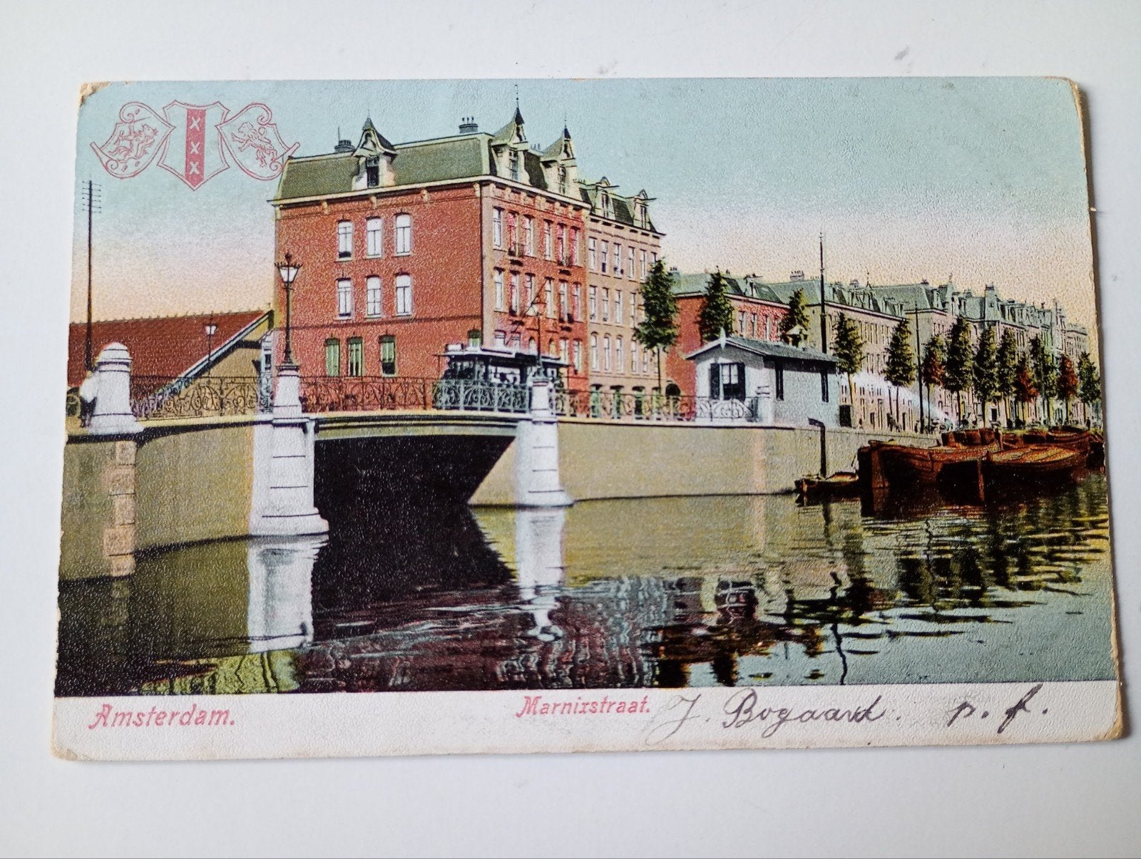 Amsterdam Marnixstraat met Tram 1906, Ophalen of Verzenden, Voor 1920, Gelopen, Noord-Holland