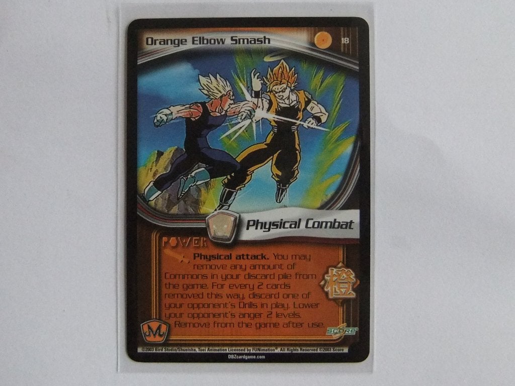 Dragon Ball Z TCG - Orange Elbow Smash - Fysieke aanval, Verzenden, Zo goed als nieuw, Losse kaart