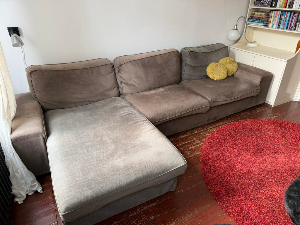 Gratis af te halen ikea hoekbank, Huis en Inrichting, Ophalen, Gebruikt, Stof, Hoekbank