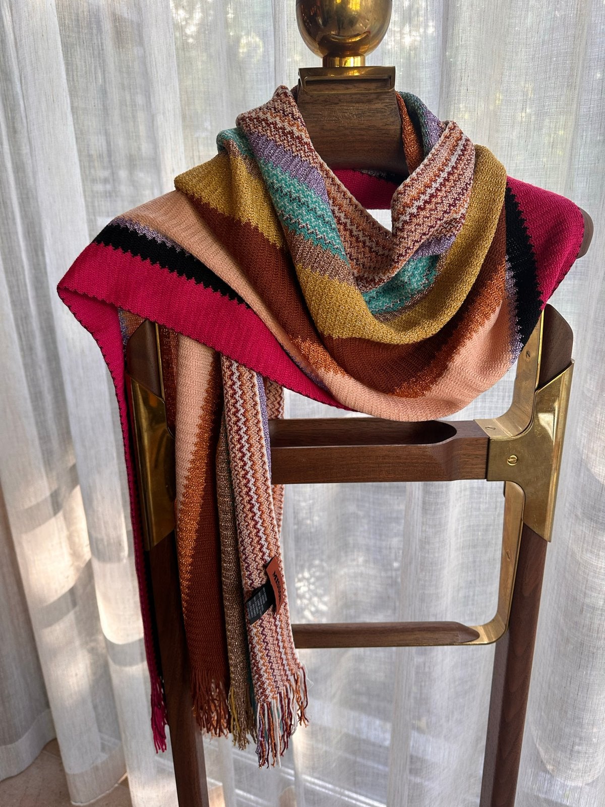 Missoni Luxe Sjaal - Nieuwstaat - Extra Lang & Breed, Ophalen of Verzenden, Nieuw, Sjaal