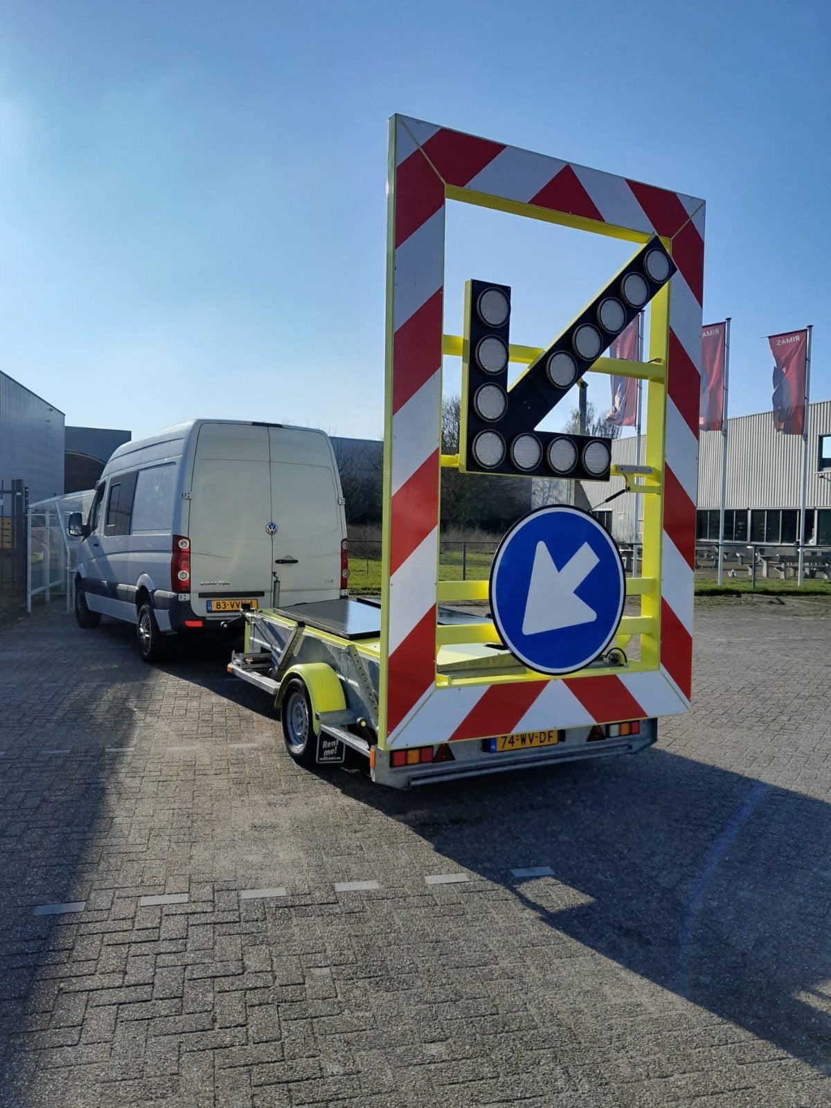 Pijlwagen actiewagen, Ophalen, Zo goed als nieuw