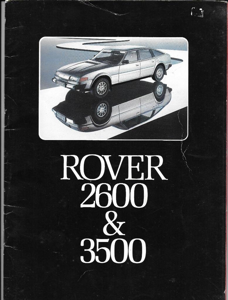Rover 2600 Rover 3500 brochure folder (RO26), Ophalen of Verzenden, Zo goed als nieuw, Overige merken