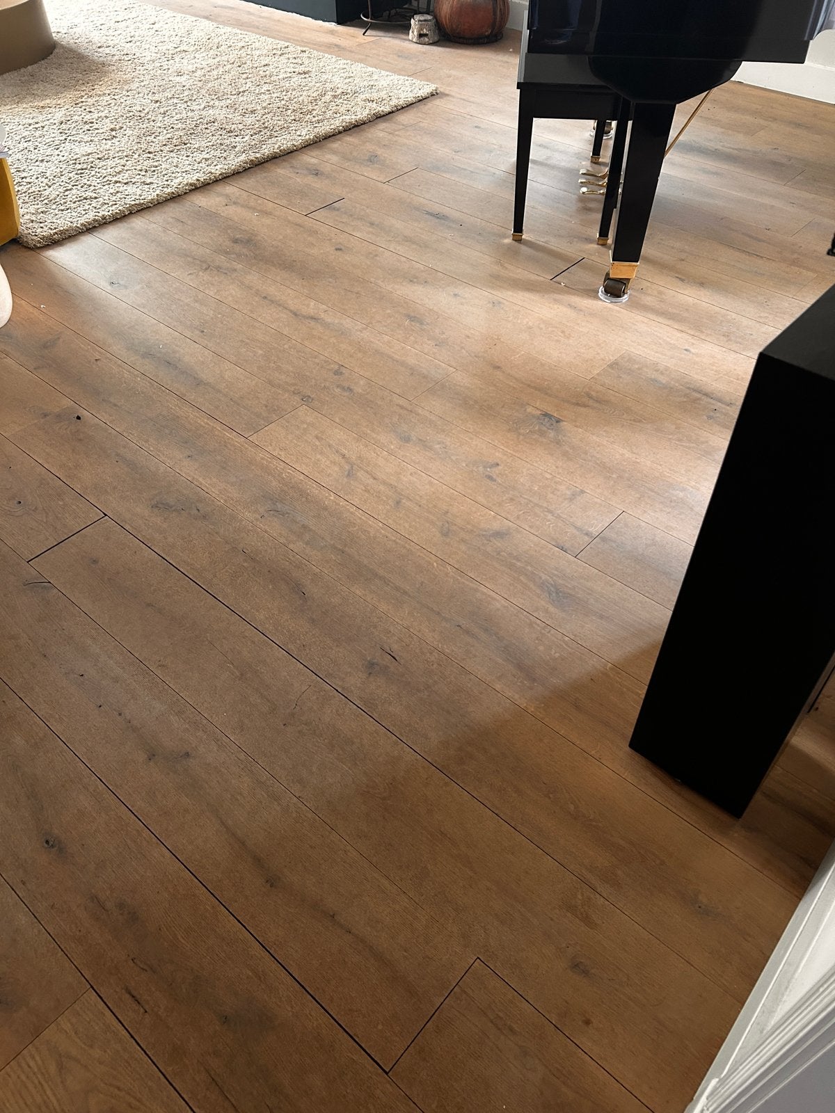 55 m2 Massief Frans Eiken Vloerplanken 18mm dik, 18cm breed, Ophalen, Gebruikt, Vloerdelen of -planken, 10 m² of meer