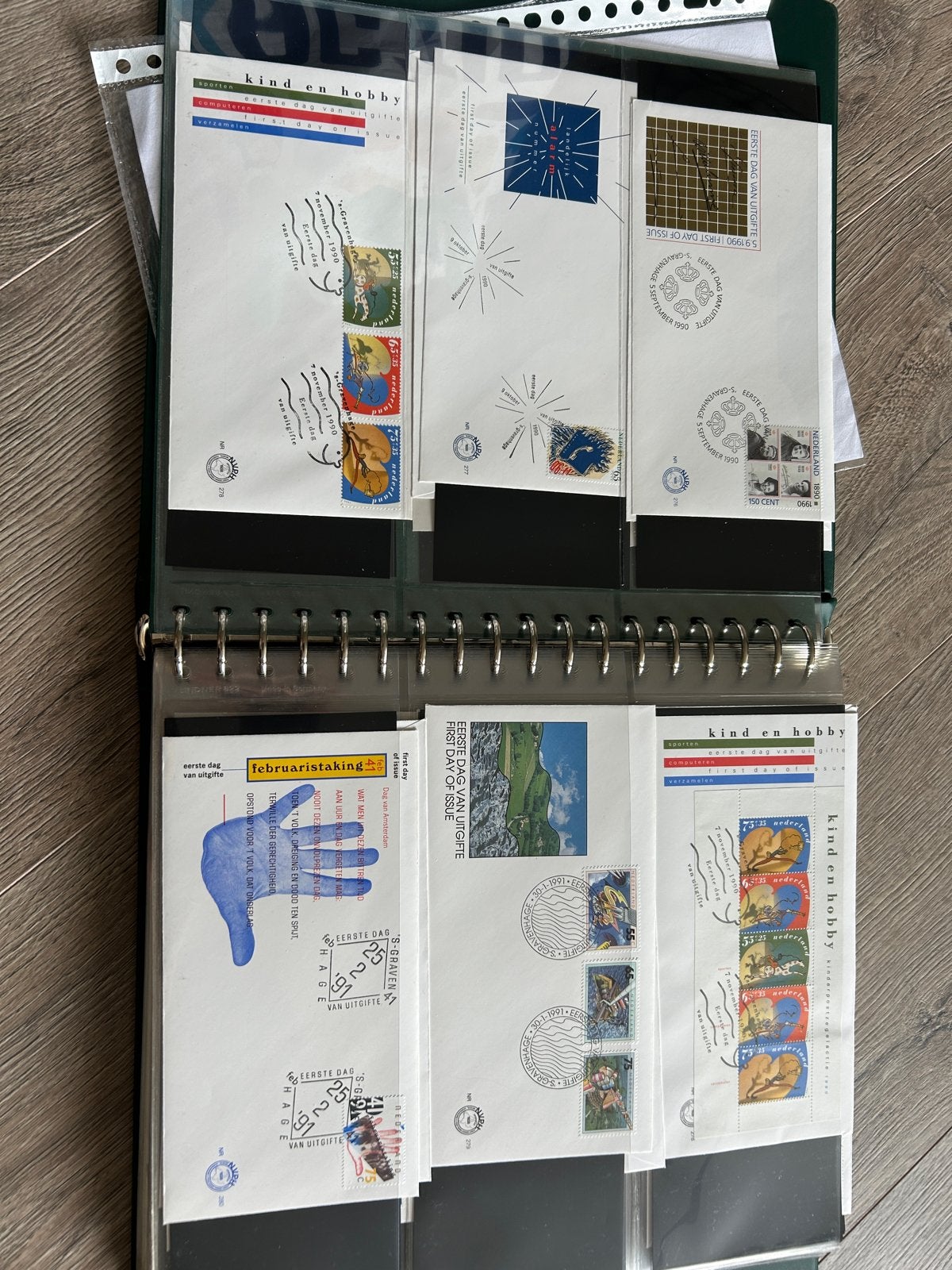 Dagenveloppen Nederland - Diverse Jaren in Album, Ophalen of Verzenden, Onbeschreven, Nederland
