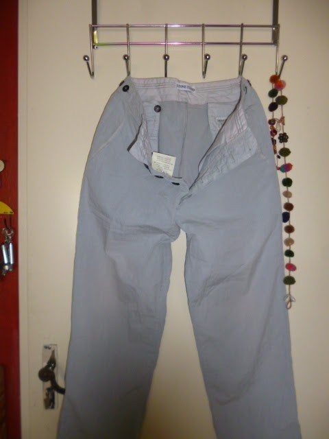 Stone Island Heren Broek - Maat 50 (M), Ophalen of Verzenden, Gedragen, Maat 48/50 (M), Grijs
