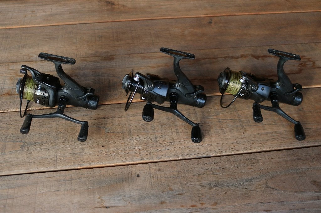 3x X2 COMBAT baitrunners karpermolens, Ophalen of Verzenden, Gebruikt, Molen