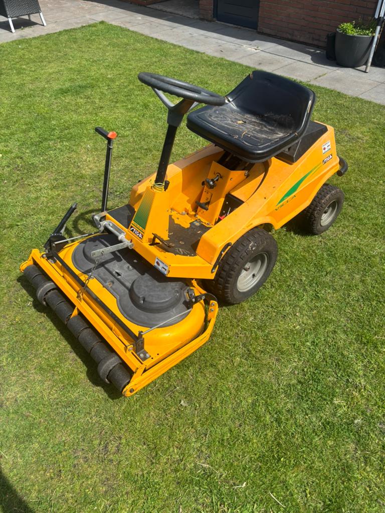 stiga frontmaaier zitmaaier grasmaaier opknapper, Tuin en Terras, Zitmaaiers, Ophalen, Gebruikt