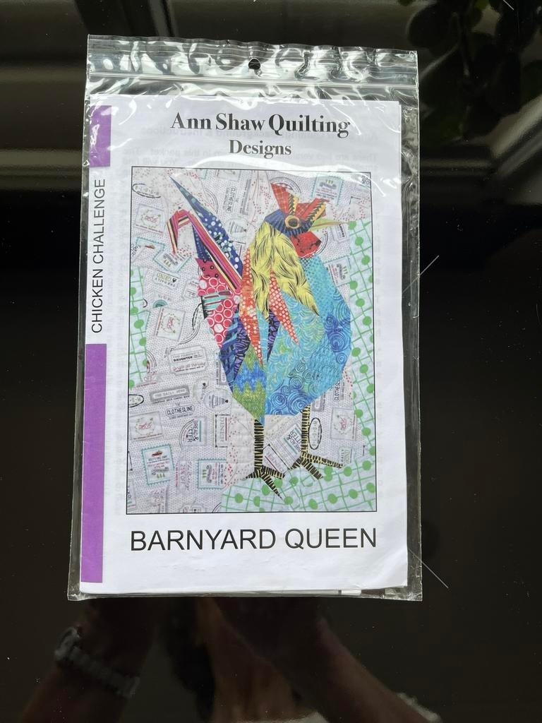 Quiltpatroon Ann Shaw “kip  Barnyard Queen”, Ophalen of Verzenden, Zo goed als nieuw