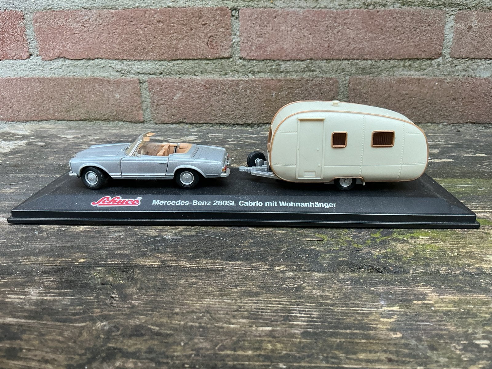 Miniatuur mercedes en caravan SCHUCO, Ophalen of Verzenden, Zo goed als nieuw, Overige merken