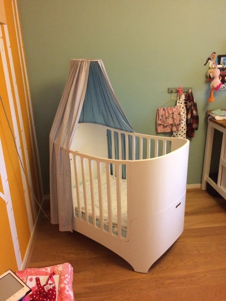 Leander kinderbed wieg meegroei bed wit, Gebruikt, 70 tot 85 cm, 140 tot 160 cm, Ophalen