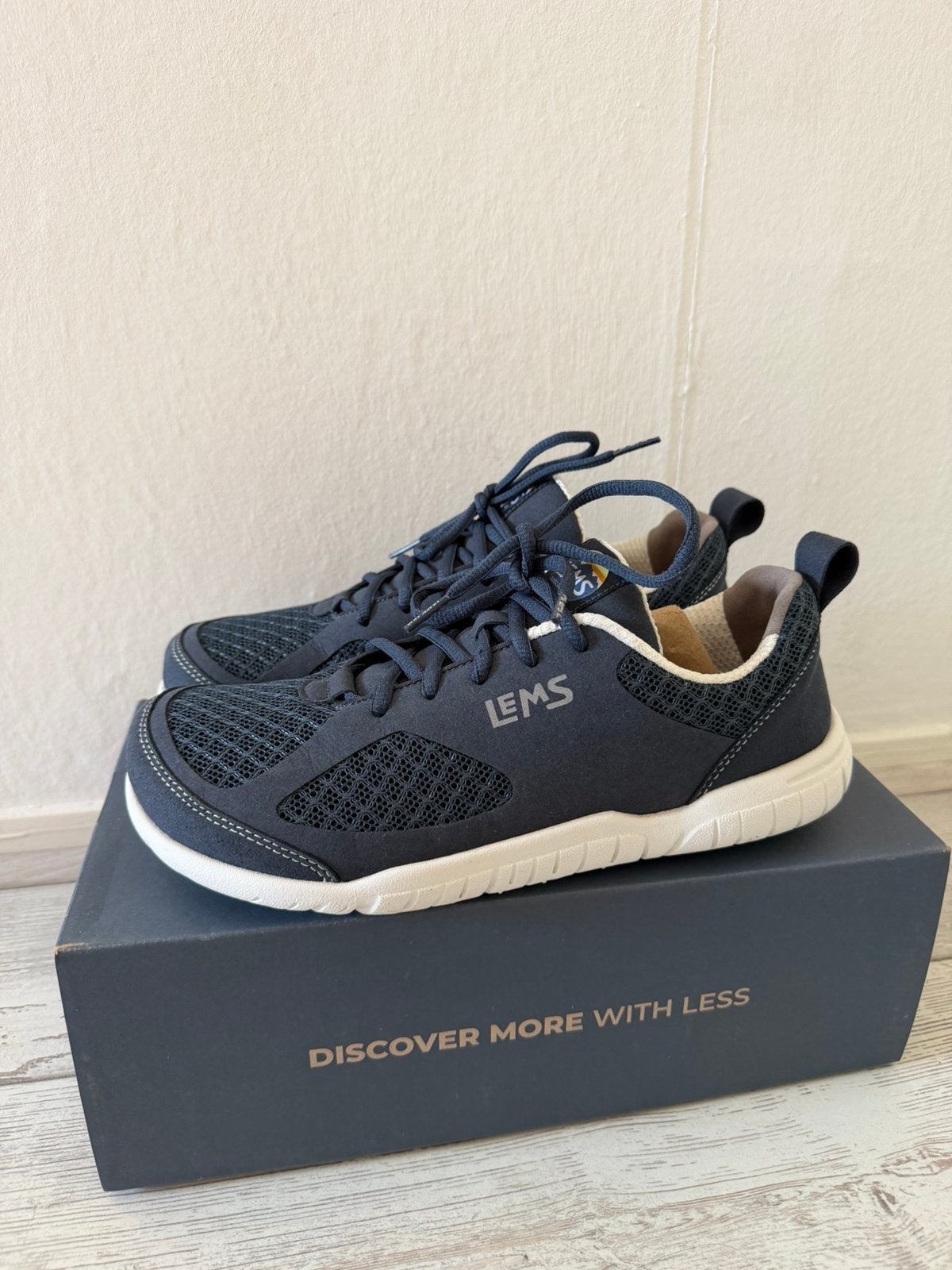 Lems barefoot schoenen maat 41, Ophalen of Verzenden, Zo goed als nieuw, Blauw, Sneakers of Gympen
