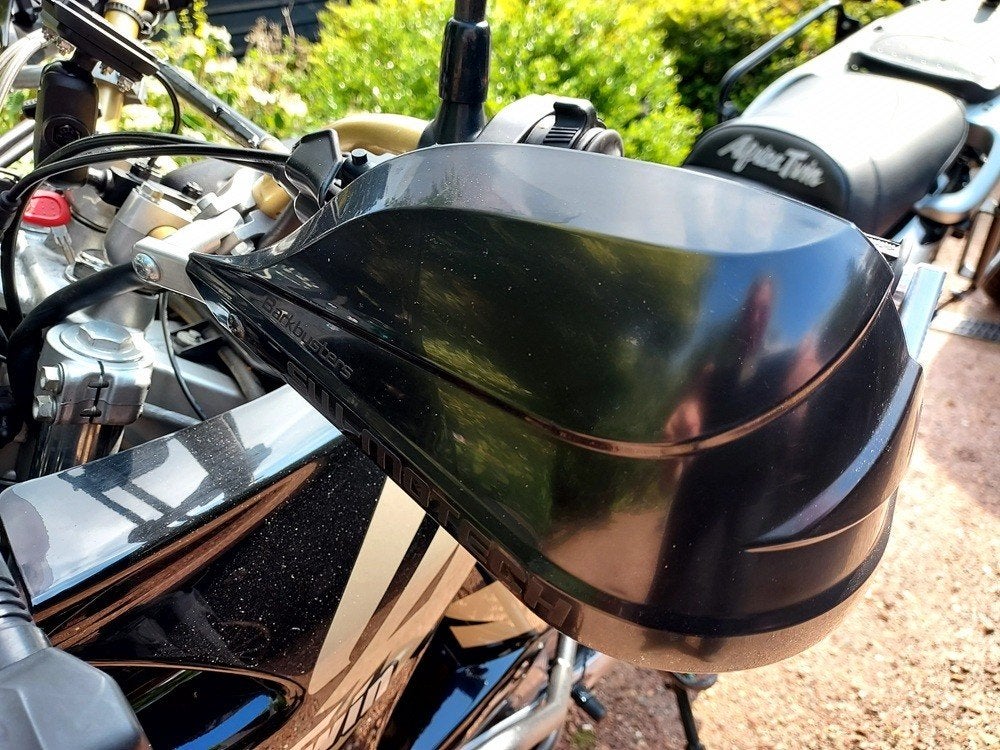 SW Motech Barkbuster handkappen met aluminium beugel zwart, Verzenden, Zo goed als nieuw