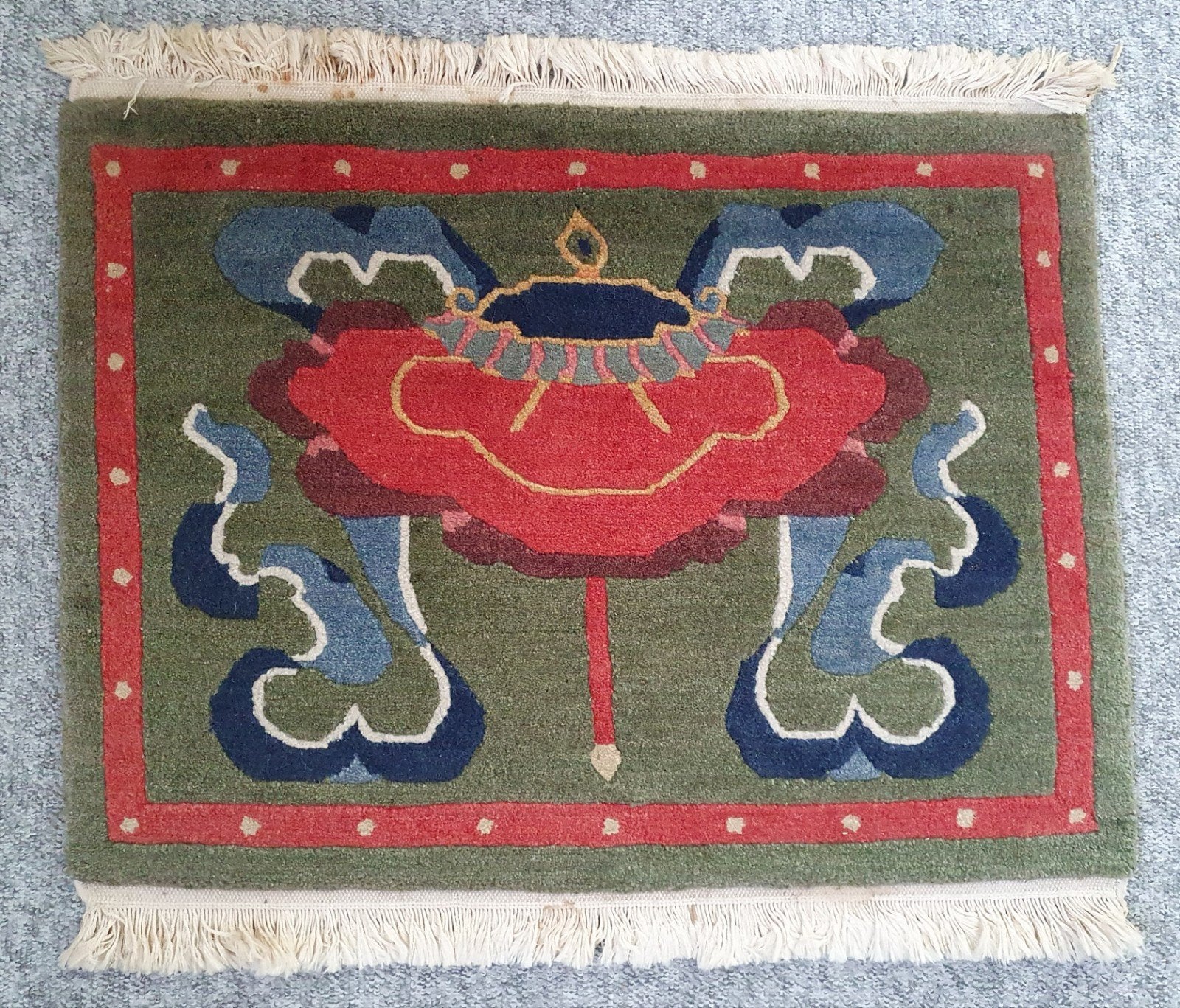 Tibetaans tapijtje, 50 tot 100 cm, Zo goed als nieuw, Tibetaans, Geel