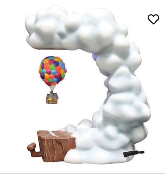 Disney Pixar leuk beeld UP ballon draait nieuw in doos, Verzamelen, Disney, Ophalen of Verzenden, Mickey Mouse, Nieuw, Beeldje of Figuurtje