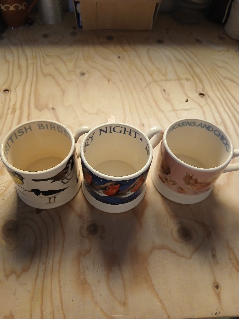 Emma Bridgewater bird mugs, Nieuw, Ophalen of Verzenden, Overige stijlen, Kop(pen) en/of Schotel(s)