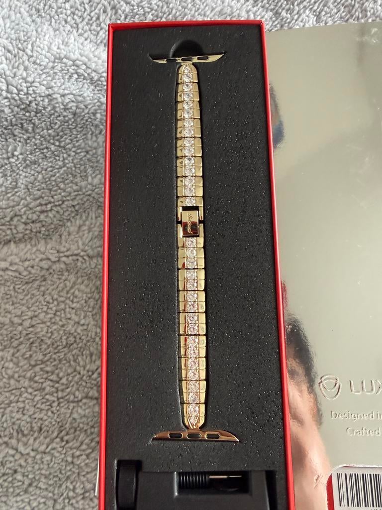 24x Apple Watch Bandjes – Luximal (NIEUW) – Gold & Rose Gold, Ophalen of Verzenden, Zo goed als nieuw, Zwart, IOS