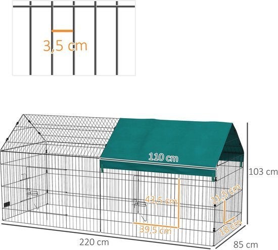 Konijnenren – Dierenren – Knaagdierenren – Buitenren, Corvance B.V., Verzenden, Nieuw, Corvancebol@gmail.com