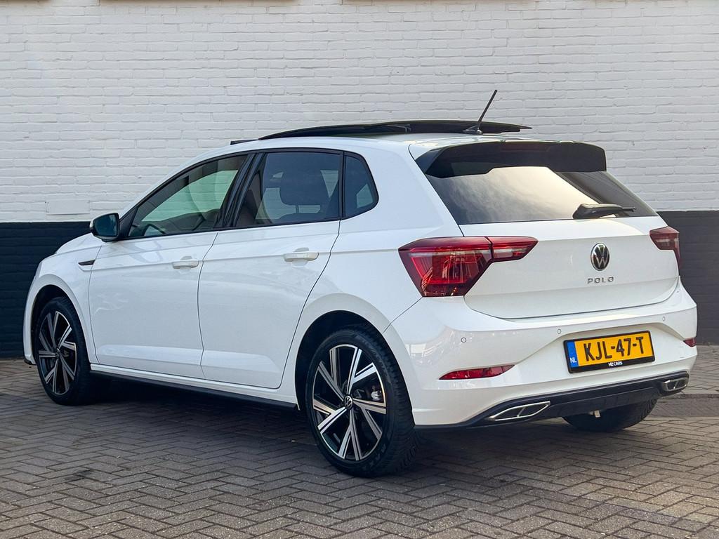 Volkswagen Polo 1.0 TSI R-Line/Automaat/Pano/IQ/Camera/Keyle, Gebruikt, Wit, Bedrijf, 600 kg