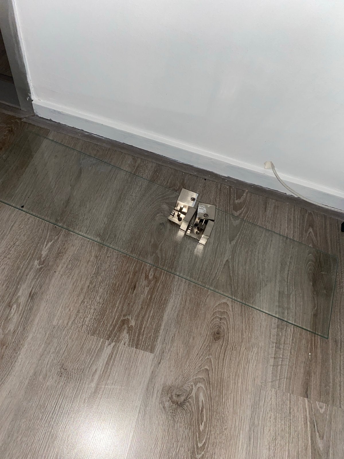 Glazen plankje, Ophalen, Rechthoekig, Minder dan 50 cm, Minder dan 100 cm