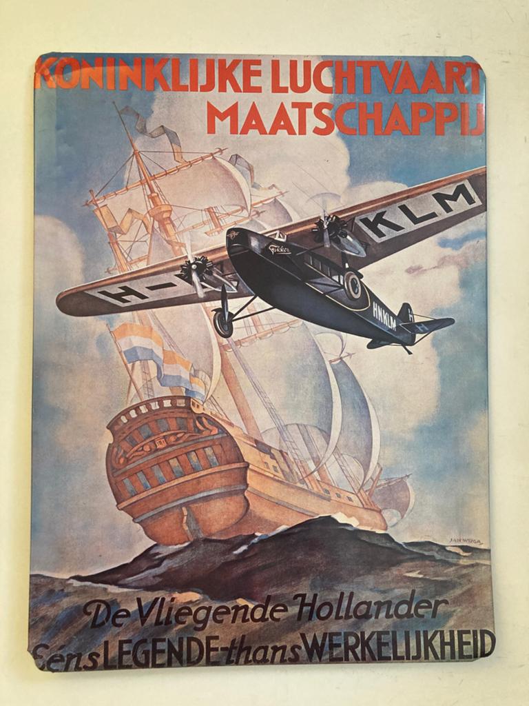 Reclamebord KLM De Vliegende Hollander, Ophalen of Verzenden, Gebruikt, Overige typen