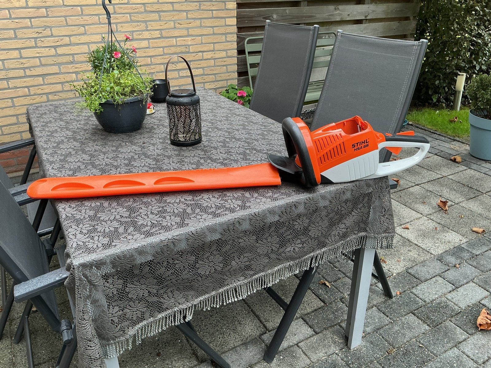 Stihl HSA 86 Accu Heggenschaar - Zonder Accu, Tuin en Terras, Heggenscharen, Ophalen of Verzenden, Gebruikt, Accu
