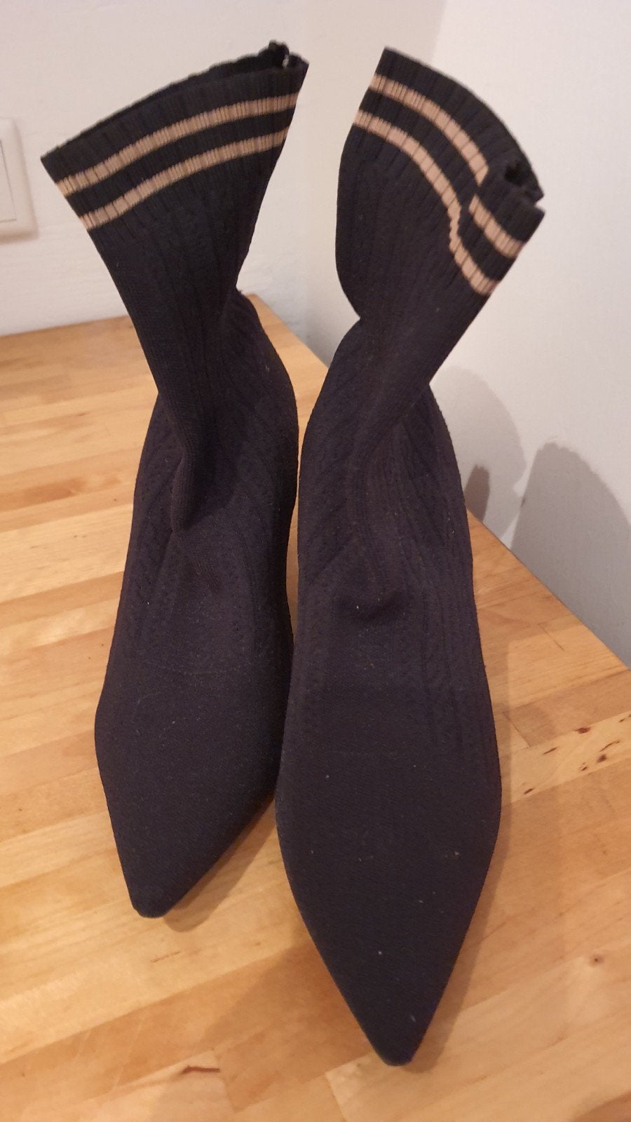 Marccain zwarte stretch soklaarsjes maat 37, Ophalen of Verzenden, Zo goed als nieuw, Zwart