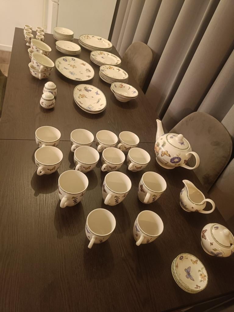Janneke Brinkman Servies Fruit & Flowers Collectie 54 delig, Ophalen, Zo goed als nieuw, Overige stijlen, Porselein