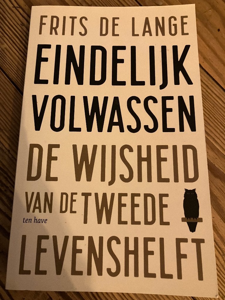 Boek: Eindelijk volwassen, Ophalen of Verzenden, Zo goed als nieuw