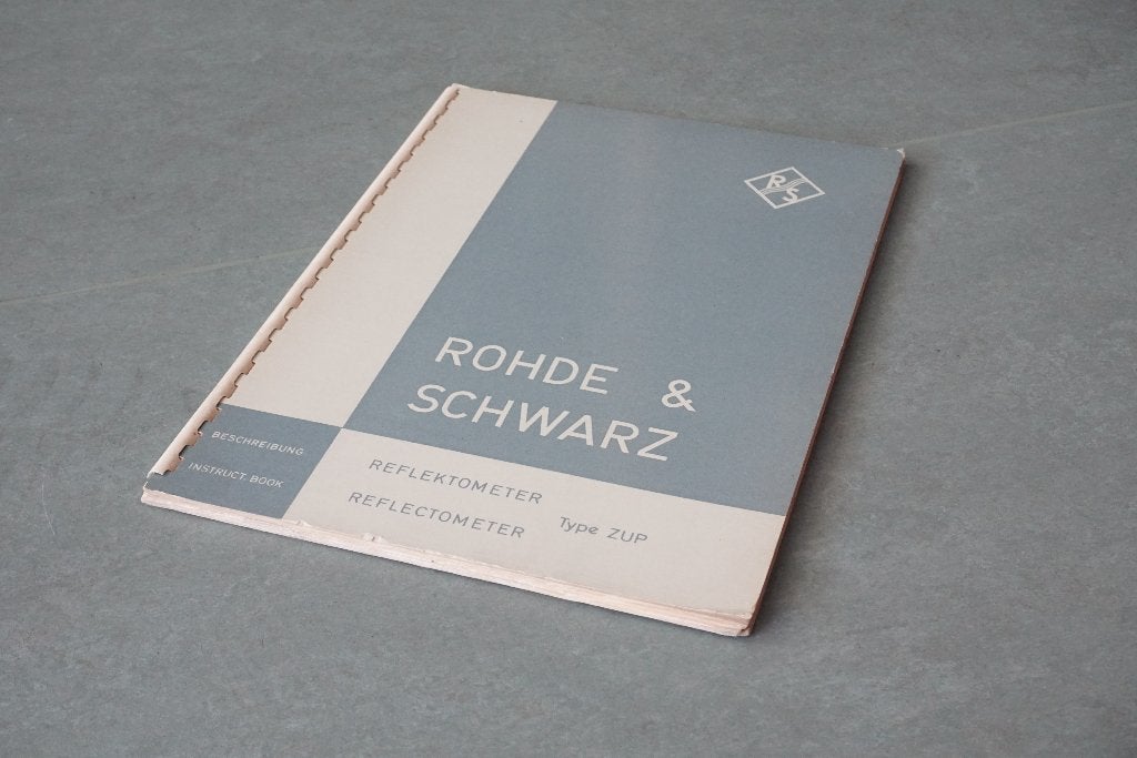 Rohde & Schwarz ZUP Reflektometer manual, Verzenden, Gebruikt, Elektriciteit