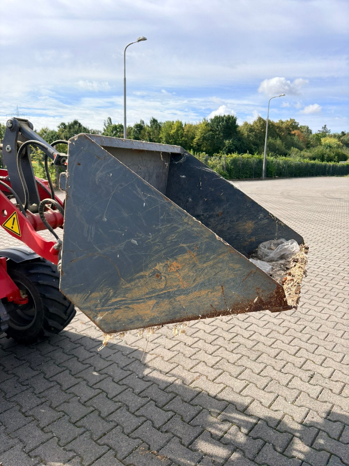 Weidemann grondbak, mestvork & mestklem, Ophalen