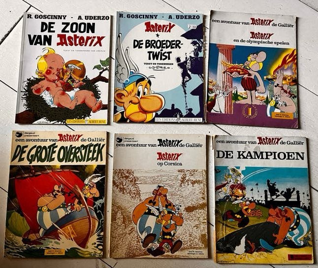 Asterix stripboeken - 14 delen, Meerdere stripboeken, Ophalen of Verzenden, Zo goed als nieuw