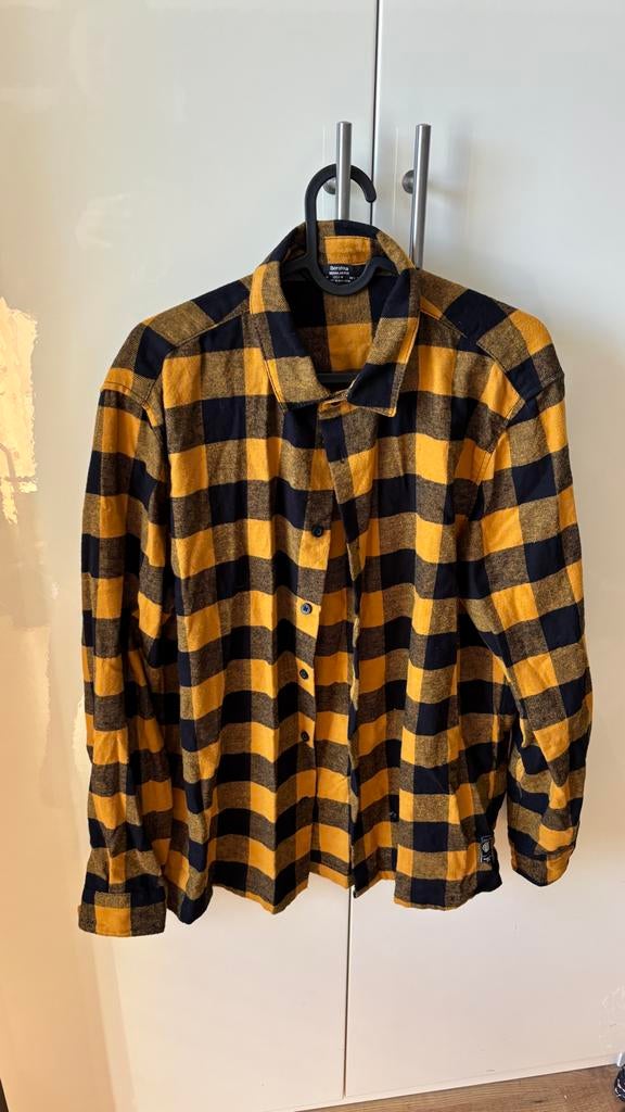 Bershka houthakkers blouse maat M, Ophalen, Zo goed als nieuw, Geel